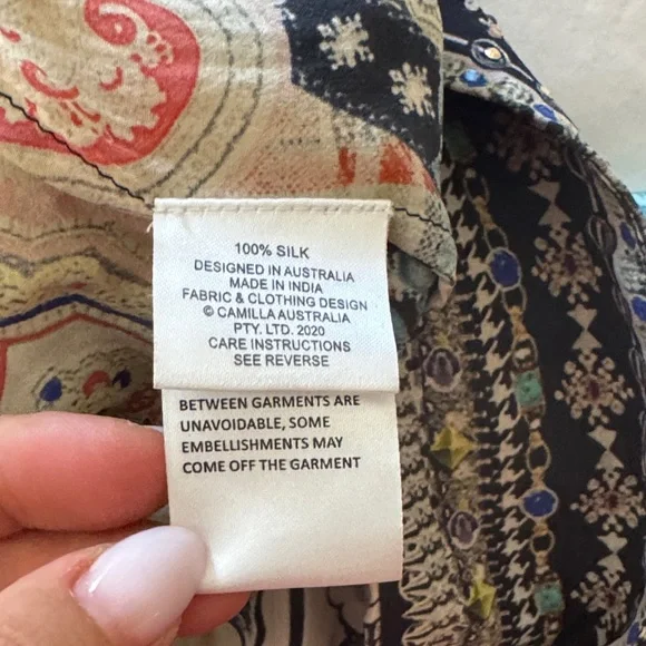 Camilla Vibrant Patterned Cape - Picture 5 of 5